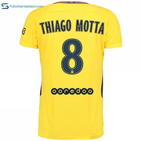 Camiseta Paris Saint Germain 2ª Thiago Motta 2017/18